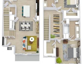 Floor Plan Watusi Townhome