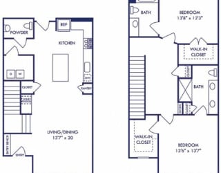 Floor Plan Watusi Townhome