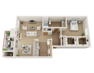 Floor Plan 1x1