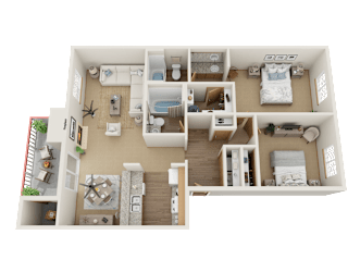 Floor Plan 2x2