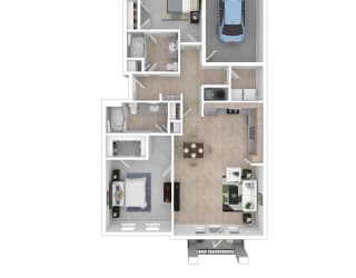 Floor Plan B4.1 w/ Garage