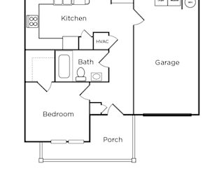 Floor Plan 2 Bedroom