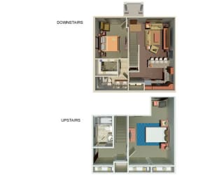 Spacious two bedroom