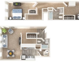 2 bed 1 bath A at Queen Anne Belvedere, Baltimore, MD 21201