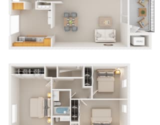 Three Bedroom Townhome at New Carrollton Woods, Maryland