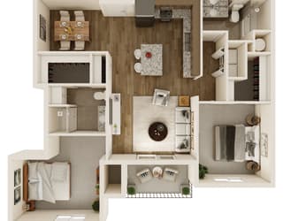 Floor Plan River