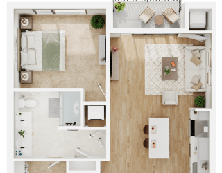 A4 Floor Plan at Lilia, Minnesota, 55118