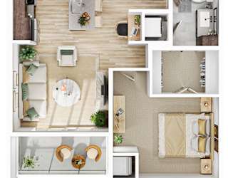 1 bed 1 bath G at The Mera, St Louis Park