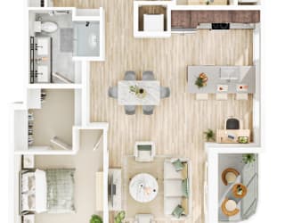 2 bed 2 bath D at The Mera, Minnesota