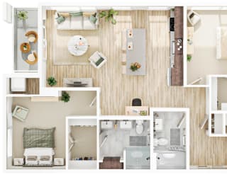 2 bed 2 bath C at The Mera, St Louis Park