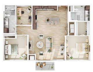 2 bed plus den 2 bath CC3 at The Mera, Minnesota 55426