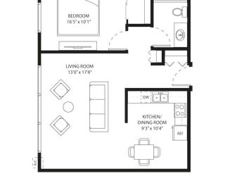 the floor plan of driftwood a