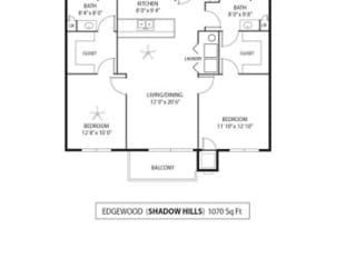 Shadow Hills Apartments in Plymouth, MN 2 Bedroom 2 Bathroom