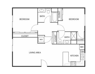 Excalibur-Floor Plan at Beach South at the Lake, Minnesota, 55422