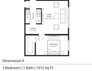the floor plan of silverwood a