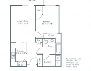 this is a typical floor plan of our apartments
