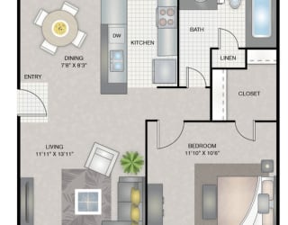 A2 Floor Plan at District 2308, Arlington, TX 76011 ?