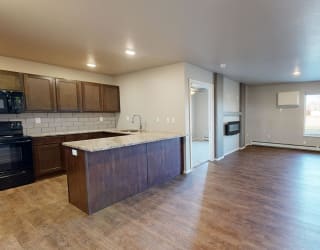 Kitchen and Living Area- 2 Bed/2 Bath