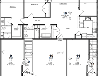 2 Bed/2 Bath Floor Plan