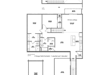 a floor plan of a house