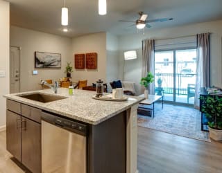 Kitchen Islands at Bridge at Paloma, Austin, TX
