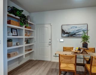 Built-In Bookshelves at Bridge at Paloma Apartments