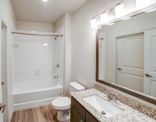 our apartments offer a bathroom with a bathtub at Avery Ranch, Austin Texas