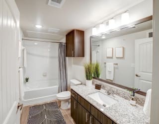 our apartments offer a bathroom with a bathtub at Avery Ranch, Austin, 78717