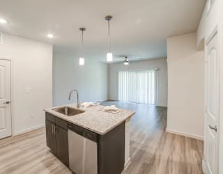 a kitchen or kitchenette at locale dallas victory park at Avery Ranch, Austin, 78717