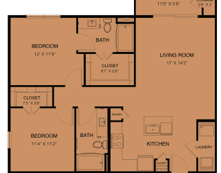 B1-Travis at Three Hills Apartments in South Austin