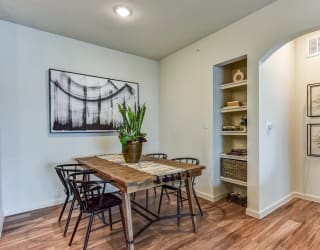 Contemporary Dining Room at Paloma, Austin, TX