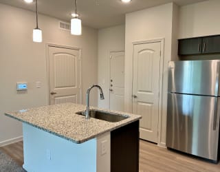 B1 Kitchen at Delco Flats, Austin Texas