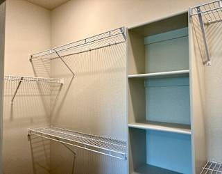 Walk-In Closets at Bridge at Delco Flats, Austin Texas