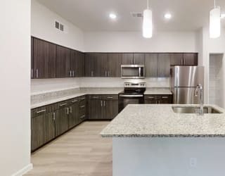 Granite Counters at Three Hills in South Austin