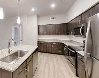 Kitchen Islands at Three Hills in South Austin