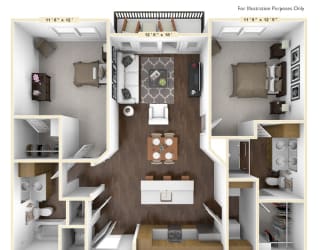 B1 Floor Plan  at Avant & Avant II, Carmel, 46032