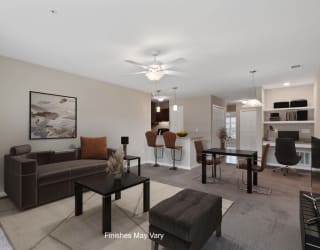 Amethyst Living Room at Badger Canyon Apartments in Kennewick, WA 99338