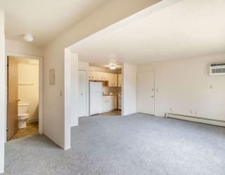 Studio-LR2plan at Brookside Apartments, Springfield, MI, 49037