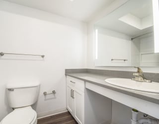 Bathroom at The Crossings Apartments, Grand Rapids, Michigan
