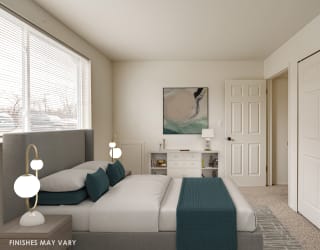 Daffodil Bedroom at Windemere Apartments, Farmington Hills, MI