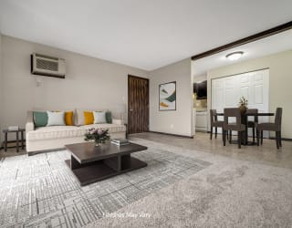 Marigold Living and Dining Room at Timberlane Apartments, Peoria