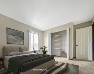 Marigold Second Bedroom at Timberlane Apartments, Peoria, Illinois