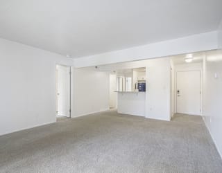 view of the living room toward the kitchen at North Pointe Apartments, Indiana, 46514