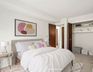Primrose Bedroom at The Village Apartments, Michigan, 48393