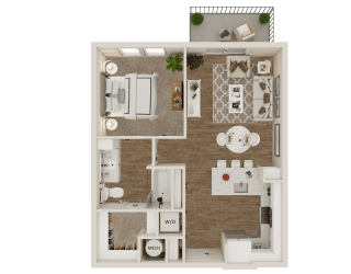 A3 Floor Plan at Lenox Grand, Austin, TX