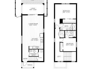 Altair by Soltura Bungalow Floor Plan