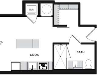 Alton District Luxury Apartments in Washington, DC S04 Floor Plan