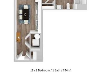 a 1 bedroom floor plan  studio at Alton Jefferson Park, Colorado