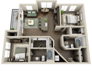 Arden Woods B1 Floor Plan
