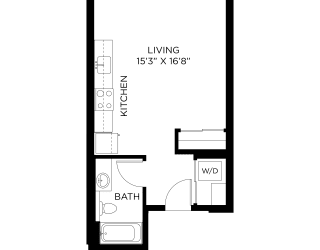Artix Apartments A1 2D Floor Plan